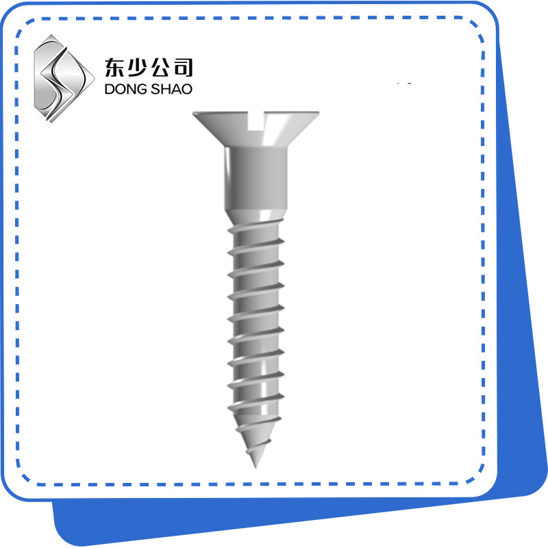 Slotted Countersunk Head Izikrufu Wood